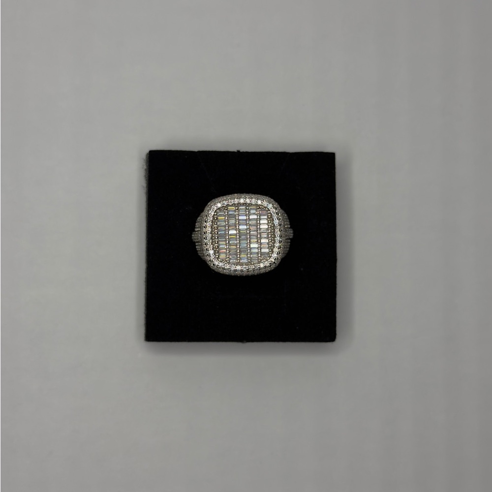 Men's 925 Moissanite Ring VVSD Stones